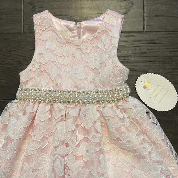 American Princess lace and jeweled formal wedding easter dress size 4 NWT - Picture 2 of 6